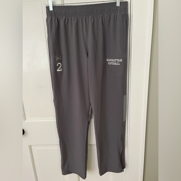 NWT Under Armour Men's Storm Grey Athletic Pants Size Large Water Resistant - Picture 1 of 14